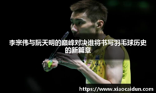 李宗伟与阮天明的巅峰对决谁将书写羽毛球历史的新篇章